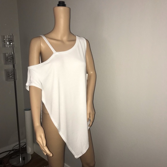 Vimmia Serenity Off Shoulder Slit Oversized Top - Picture 6 of 8